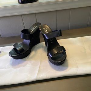 Italian Shoemakers brand Black wedge